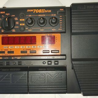 [値下げ] ZOOM ベース用マルチエフェクター 708II BASS