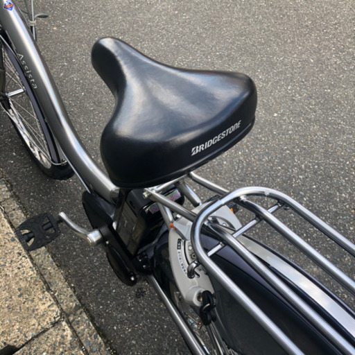 美品電動自転車 ブリヂストン ママチャリ 24型 子供乗せ