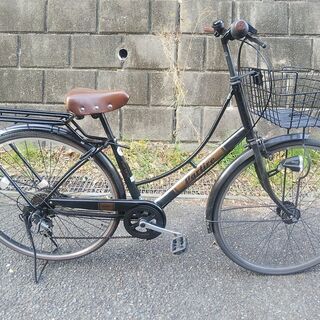 27インチ　変速6段　オートライト付き　1年使用　直ぐに乗って帰れます。