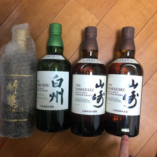 山崎 白州 竹鶴 ウィスキー 8本セット
