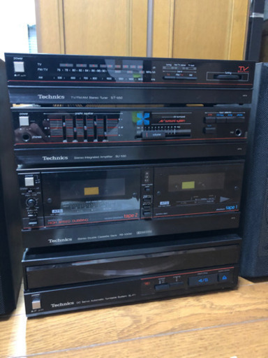 【出し直し】Technics ステレオカセットチューナアンプ　スピーカー