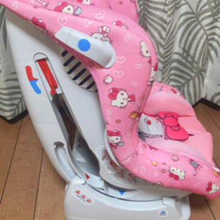 新生児〜のキティちゃんのチャイルドシート（取引中）の画像