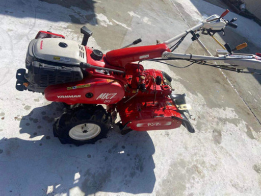 ヤンマー 耕運機 MK7DXL 耕耘機 管理機 歩行型 ハンドル回転 リコイル ガソリン 中古