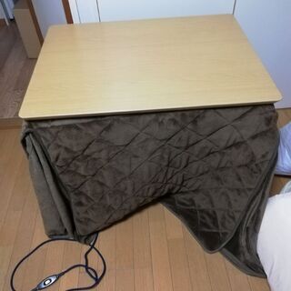 ニトリ　こたつデスク　+　テレビ台ブラウン