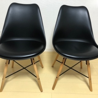 ニトリ　ダイニングチェア(ヘンリー BK)