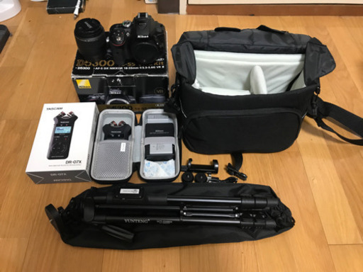 Nicon d5300  + Tascam dr-07x +α