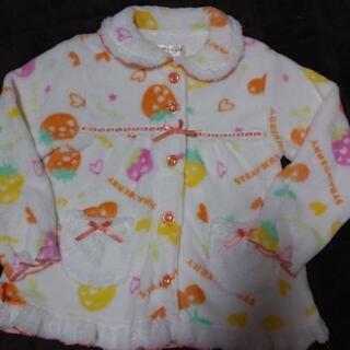 (21)新品★120cm冬パジャマ/天使のしっぽ/ボアパジャマ/フルーツ柄の画像