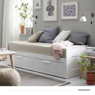IKEA シングル、ダブルベッド 傷なし