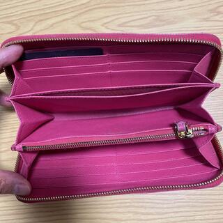 プラダ 長財布 オールラウンド ピンクの画像