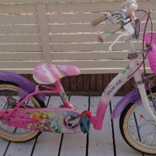 【お取引中】子供用自転車16インチ ディズニープリンセス