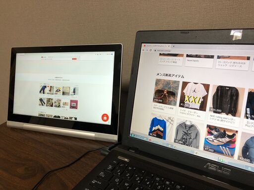 Lenovo yoga tab pro 2 1380F プロジェクター機能 タブレット バッテリ交換済み 訳あり