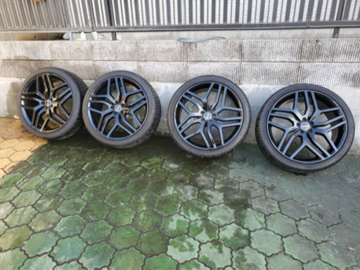 【‼️値下げ‼️】レンジーローバー　イボォーク用　22インチアルミホイル&ロードストーン　265/35R22タイヤ4本セット　アメリカ製純正レプリカ