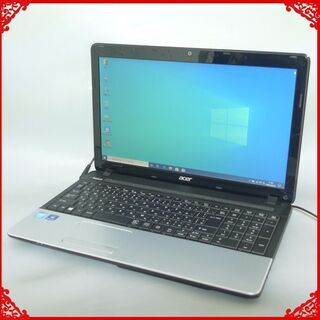 送料無料 1台限定 ノートパソコン 中古良品 15.6型 Acer TMP253E-N82C Celeron 4GB 320GB DVDRW 無線 カメラ Win10 テンキー LibreOffice