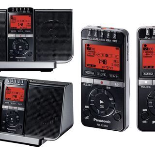 パナソニック ICレコーダー&ラジオ FM/AM/MP3 RR-RS150 使用少美品の画像