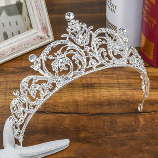 【新品】ティアラ　ウェディング 結婚式 パーティ イベント ベッ...
