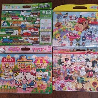 ジグソーパズル(アンパンマン他)　4点