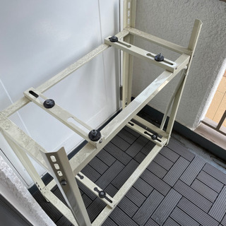 エアコン室外機二段置架台
