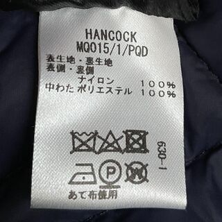 HANCOCK ハンコック キルティングピーコート スコットランド製の画像