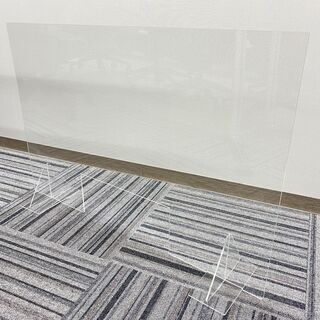 飛沫防止 アクリルパーテーション 600mm×900mm 窓つき...