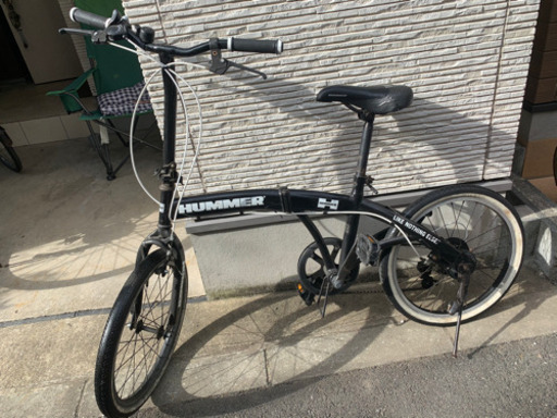 【直接引取希望】ハマー 折りたたみ自転車（20インチ ミニベロ HUMMER）