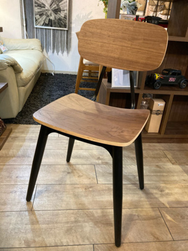 中古 美品 アイアン×ウッド チェア