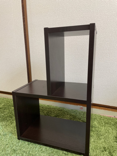 【傷なし】小さめ収納棚(茶色)