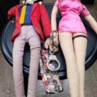 バンプレスト・ルパン三世 峰不二子 手錠付ぬいぐるみ二体セット☆非売品