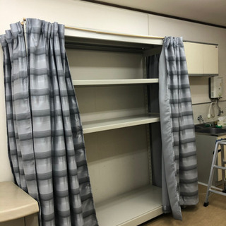 未使用★業務用　スチール棚　210×185×60cm 2台セットの画像