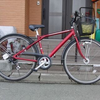 中古自転車販売　山形市　天童市　オートライトLED　２7インチ6段変速　自転車整備士が整備 の画像