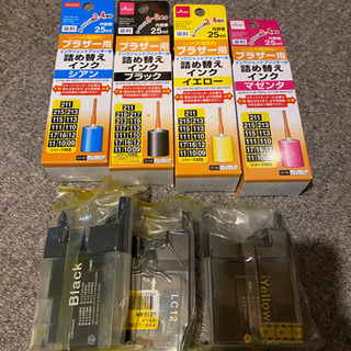 ブラザー Brother FAXプリンタースキャナー複合機 替えインク多数の画像