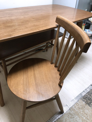 【3/13まで値下げ】ニトリ　ダイニングテーブルセット