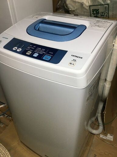 日立 全自動洗濯機 NW-5TR 2015年製 容量5kg 中古品