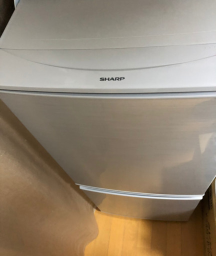 SHARP シャープ 冷蔵庫 小型 2ドア  137L シルバー