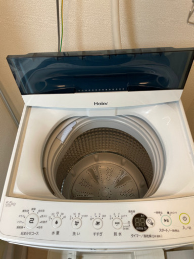 2020年製 半年間使用美品 5.5kg ハイアールJW-C55D