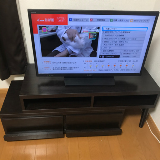 SHARP 32型液晶テレビ & テレビ台