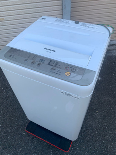 洗濯機　Panasonic NA-F60B9 2015年製　使用可能