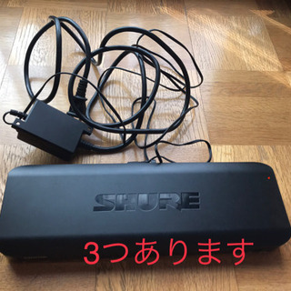 shure デュアルチャンネル 受信機 ワイヤレスマイク レシー...