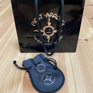 FIRST ARROW's K18付 平打8mmプレーンリング 15号 永久保証付き