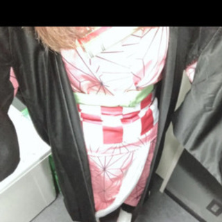 カツラ付　鬼滅の刃　ねづこ　ねずこ　きめつ　禰豆子 コスプレ L...