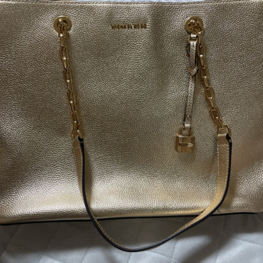 ハンドバッグ トートバッグ　マイケルコース　ゴールド　美品