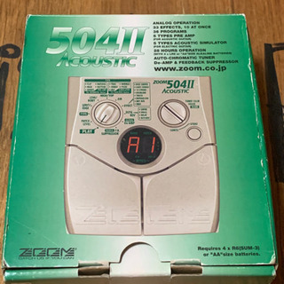 ZOOM 504Ⅱ ACOUSTIC アコギ エフェクター
