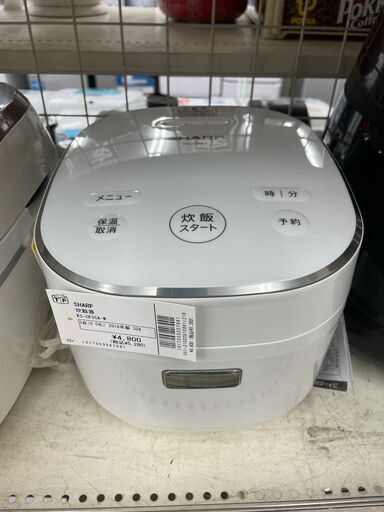 シャープ　炊飯器　KS-CF05A　2018年製　3合