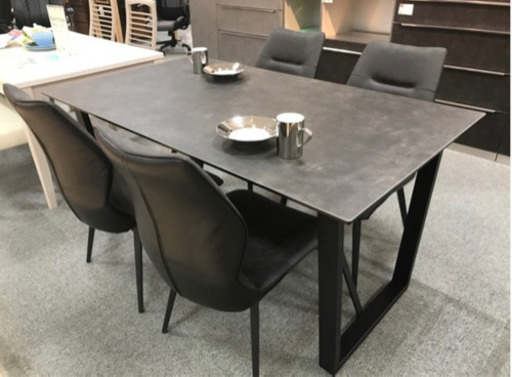 お取引中　大正堂　Room's ダイニングテーブルセット　セラミクス