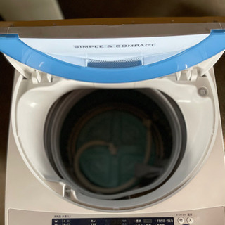 👕綺麗な洗濯機です‼️一人暮らしで使ってましたが1年未満しか使ってません‼️の画像