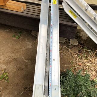 アルミラダーレール　折りたたみ式　耐荷重200kg 2本の画像