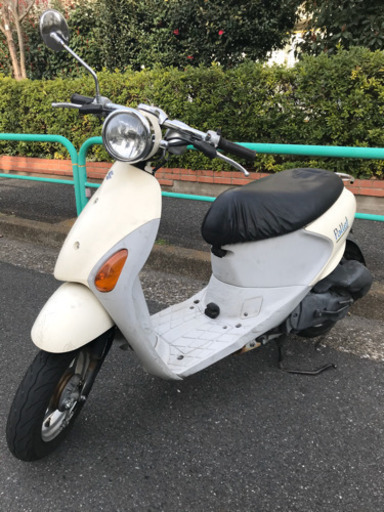 【小綺麗】 原付 スズキ レッツ4 パレット クリーム色 4st S11