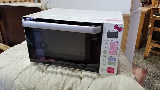 HERBRelax　RMW-S18D1　2016年製　ヤマダ電機オリジナル　HELLO　KITTY　電子レンジ