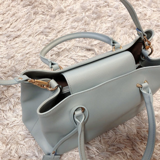 トートバッグ水色¥2000の画像