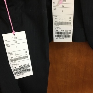 P.S.FA 新品　パンツスーツ　黒　7号の画像