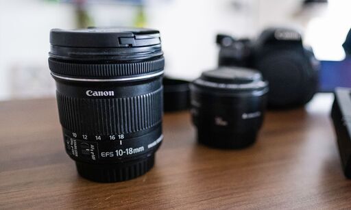 交換レンズ　キヤノン 10-18mm f/4.5-5.6